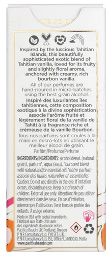 Vista 234 de Pacifica Beauty, Wanderlust - Juego de prueba de perfume en aerosol, vainilla isla, 5 aromas, juego de regalo de muestra de fragancia, aceites