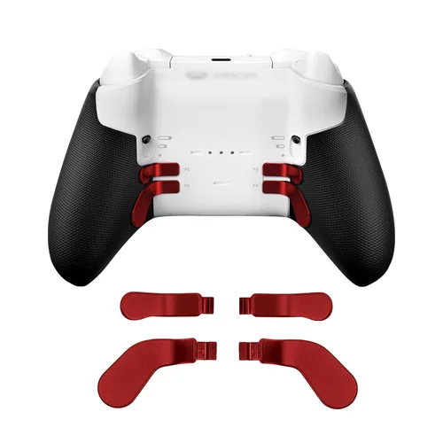 Vista 4 de Elite Series 2 Paddles - Accessories for Xbox Elite Controller Series 2 Core, Stainless Steel Replacement Part for Xbox One Elite Controller(red)