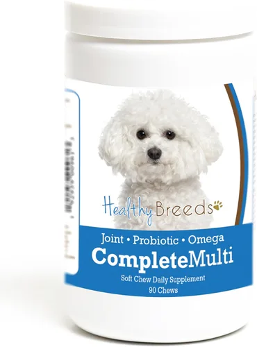 Vista 371 de Healthy Breeds Cavalier King Charles Spaniel - Multivitamínico todo en uno, completo con probióticos, glucosamina, condroitina y omegas, 60