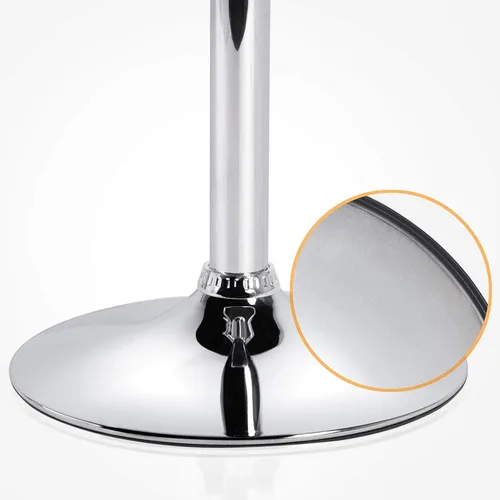 Vista 8 de Yaheetech Taburetes de bar Modernas sillas ajustables de isla de cocina, taburetes de bar de altura de mostrador, silla giratoria de piel sintética