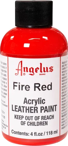 Angelus piel Pintura 4oz-fire Rojo