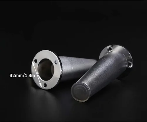 Vista 4 de Patas de metal para muebles de armario, patas redondas ajustables para sofá, patas de mesa de café, ajustable 0.512 in, patas de repuesto