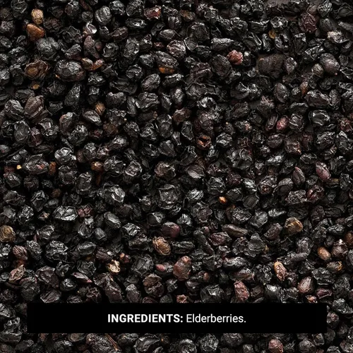 Vista 3 de Frontier Bayas de saúco enteras, orgánicas, de 1 libra.