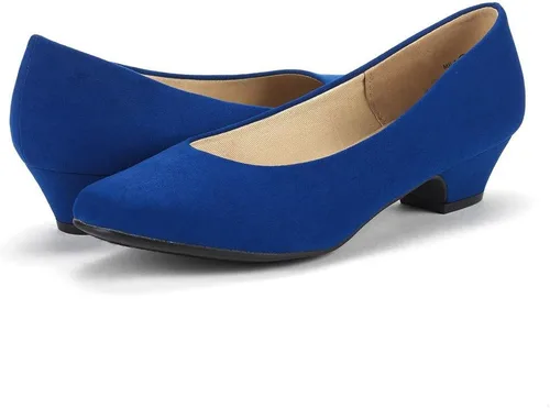 Vista 2 de Dream Pairs - Zapatos de tacón alto Mila Low Chunky para mujer