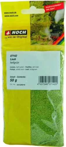 Noch 7142 Hojas Verde Claro 1.76 oz Escala G,0,H0,TT, N,Z