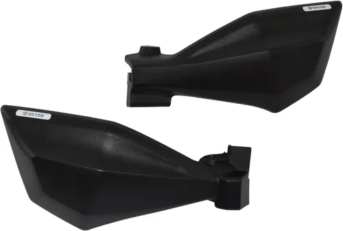 Vista 5 de Paramanos de motocicleta negro manillar cepillo de mano protector de freno embrague cubierta protector de flujo de aire deflector de viento