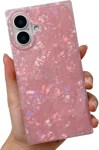 Vista 39 de BANAILOA Funda compatible con iPhone 14 Pro con borde rectangular, bonita funda protectora de lujo con pintura al óleo y flores para mujeres