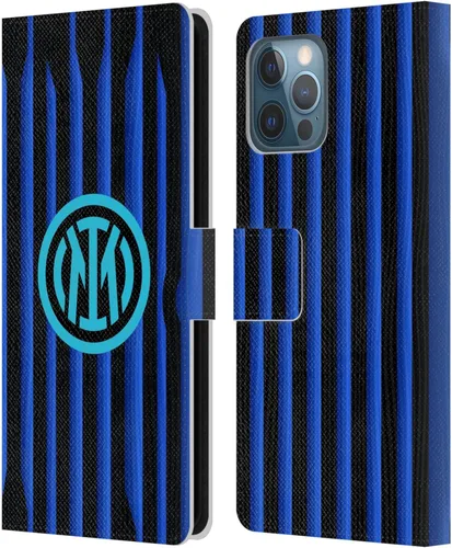 Vista 45 de Head Case Designs Officially Licensed Inter Milan Away 2025/26 Crest Kit Leather Wallet Case Compatible with Apple iPhone 7 Plus/iPhone 8 Plus