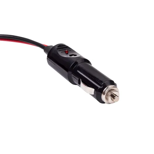 Vista 3 de Enchufe de cigarrillos macho a macho de 12 AWG resistente para encendedor de cigarrillos, cable de carga con luces LED de 3 pies (3 pies)