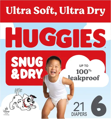 Vista 45 de Pañales Huggies Snug & Dry para bebé