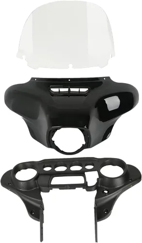 Vista 12 de TCMT Cubierta de altavoces de carenado interior y exterior Batwing ABS compatible con Harley Touring 2014-2025 Electra Glide Street Glide Special