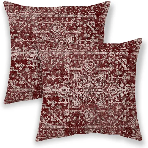 Vista 9 de BETGINY Fundas de almohada boho 12x20, almohadas decorativas al aire libre de diseño étnico azul y blanco para sofá, funda de cojín