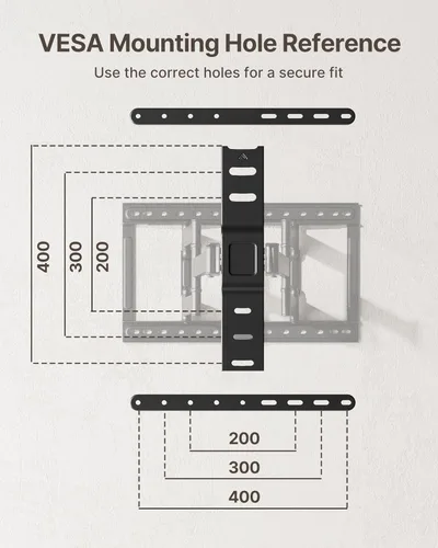 Vista 9 de monTEK 1.1" Montura de Pared Ultradelgada para Televisores de 37-75 Pulgadas, Resistente para 59.8 kg, Probada para 4 Veces su Peso, Soporte