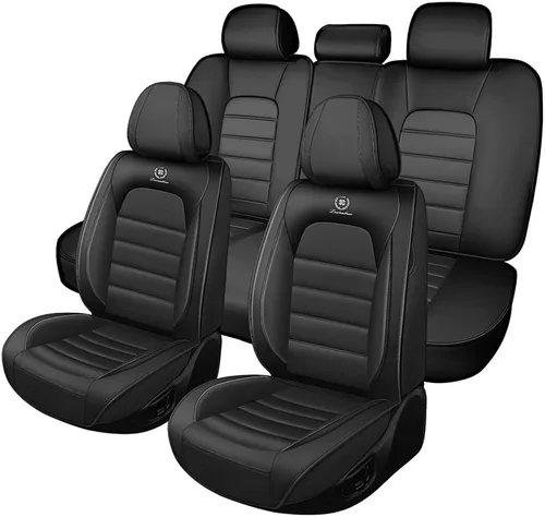 Vista 26 de Funda de cuero de 2 asientos para Mazda CX-3 CX-30 CX-5 CX-50 MX-30, antideslizante, impermeable, resistente al desgaste, funda universal