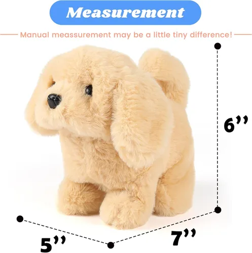 Vista 226 de Hopearl - Juguete de peluche electrónico interactivo de conejo con orejas LED, sonidos y movimientos; camina, se menea e ilumina las orejas, mueve
