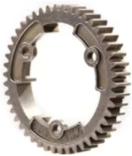 Traxxas 6447R Engranaje recto, 46 dientes, acero (cara ancha, paso métrico 1.0)