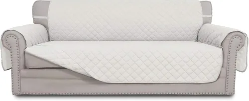 Vista 135 de Easy-Going - Funda reversible para sofá reclinable, resistente al agua, protector de muebles con correas elásticas, para mascotas y niños
