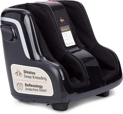 Human Touch Reflex5s Masajeador de pie y pantorrilla para alivio del estrés y fascitis plantar + Relajación + Amasado y compresión para apoyo a la