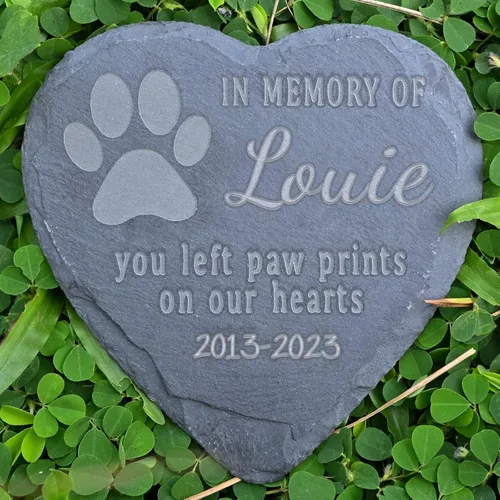 Vista 37 de Regalos conmemorativos para perros por pérdida de perro, piedras conmemorativas personalizadas para perros, regalos de pérdida de mascotas, regalo