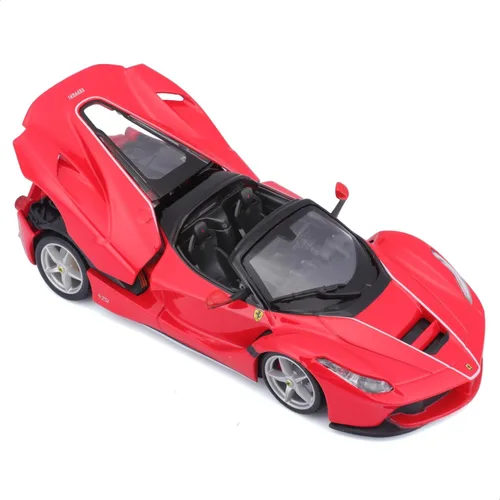 Vista 2 de Bburago 1:24 Scale Race & Play Ferrari LaFerrari Aperta Die Cast Vehicle