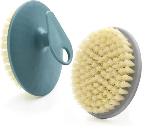Vista 13 de Cepillo corporal de silicona, BEAUTAIL cepillo de ducha y baño, más higiénico que la esponja vegetal tradicional, hace espuma adecuadamente