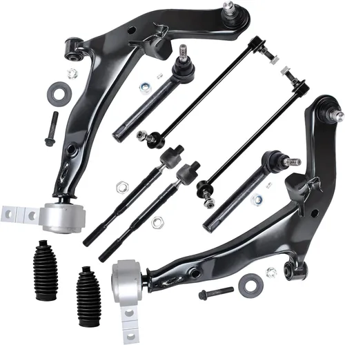 Vista 220 de Detroit Axle - Kit de suspensión frontal de 10 piezas para Dodge Avenger 2008-2014, Chrysler Sebring 2007-2010, 2 brazos de control inferiores, 2