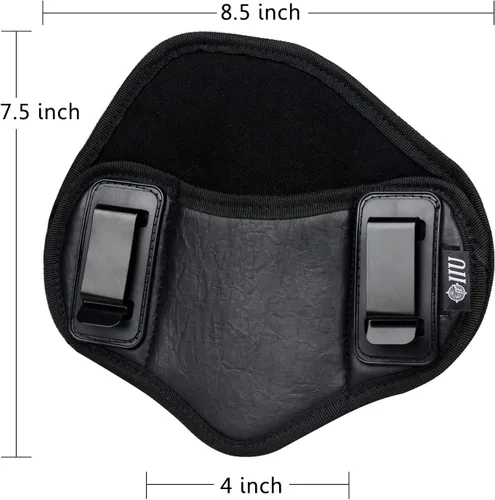 Vista 7 de IWB - Funda de transporte oculta para hombre, material suave y cómodo, de piel sintética, compatible con Glock 17 19, G2C, Springfield, Sig, P365