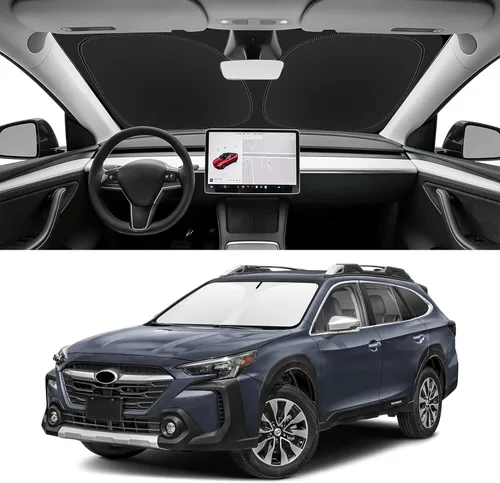 Vista 34 de Parasol plegable para parabrisas visor solar para ventana frontal accesorios de automóvil