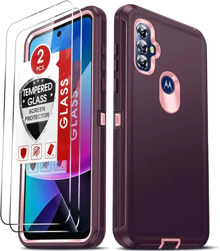 Vista 20 de LeYi Compatible para Moto G Play 2023 Funda: Funda para Teléfono Motorola G Power 2022 con 2PCS Protector de Pantalla, Cubierta a Prueba de Golpes