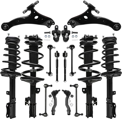 Vista 19 de Detroit Axle - Kit de suspensión frontal de 14 piezas para Honda Accord 08-12 2008 2009 2010 2011 2012, 4 brazos de control con rótulas + 4 barras