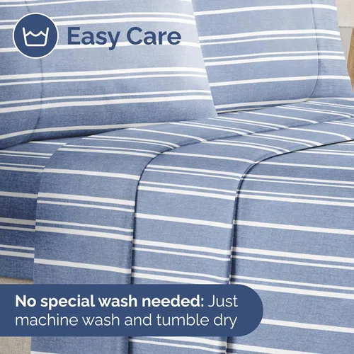 Vista 75 de Sábana encimera de bolsillo profundo, más suave que el algodón egipcio, 1 sábana encimera para colchón tamaño Queen