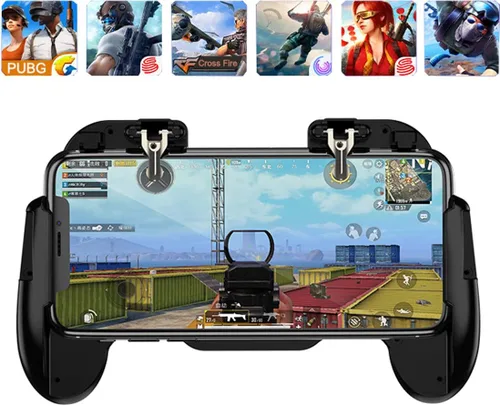 Controlador de juegos PUBG para teléfono móvil L1R1 Disparar y apuntar Disparar Joystick Ergonómico Gamepad para PUBG MobileKnives Out, controlador