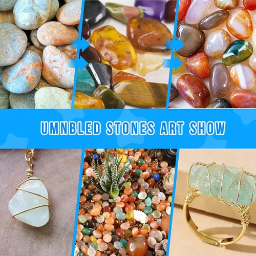 Vista 6 de Máquina de pulido de rocas eléctrica Leegol - Pulidor de rocas de tambor único de 3LB (barril único)