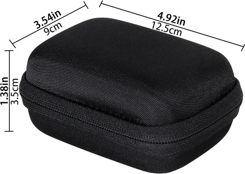 Vista 5 de co2CREA Carcasa rígida compatible con cámara digital CAMKORY/Lecran/KODAK PIXPRO/VAHOIALD/AiTechny, color negro