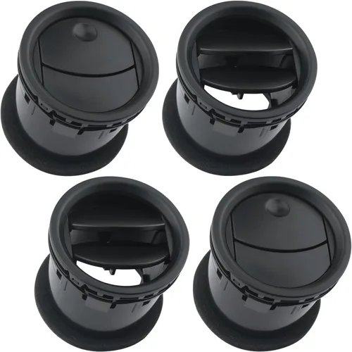 Vista 4 de TQPONLY Calentador de CA para salpicadero, conducto de aire, rejilla de ventilación (negro) compatible con Ford F150/2006-2008 Lincoln Mark LT