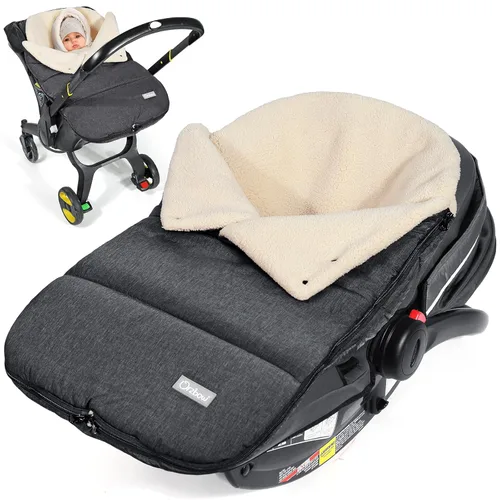 Vista 8 de Orzbow Funda de Asiento de Automóvil de Invierno para Bebé Manta de Asiento de Automóvil Infantil Funda Impermeable para Asiento de Automóvil