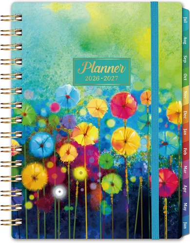 Agenda 2026-2027 – Agenda 2026-2027 semanal y mensual, calendario mensual 2026-27 de julio de 2026 a junio de 2027, 6.4 x 8.5 pulgadas,