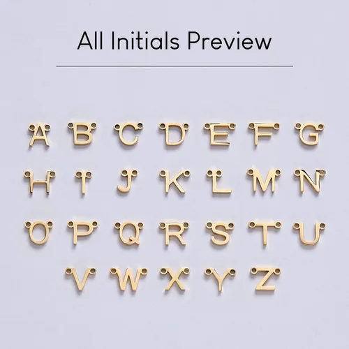 Vista 9 de MignonandMignon Collares personalizados con tu nombre para mamá y mujer, dije de inicial múltiple lateral, joyería personalizada, regalo de amistad