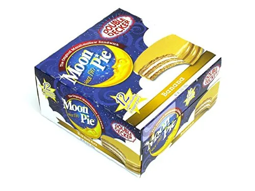 Tartas de luna de plátano de dos pisos