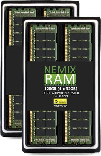 Vista 16 de NEMIX RAM 16 GB (1 x 16 GB) DDR4 3200 MHZ PC4-25600 2Rx4 ECC RDIMM compatible con la placa base GIGABYTE MC62-G40 MC62-G41