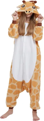 Vista 13 de SimZoo Pijama de animal para adultos, disfraz de una sola pieza para Bate