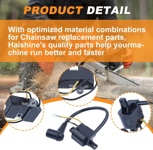 Vista 5 de Módulo de bobina de encendido Fit Hus 61 66 162 266 motosierra estilo antiguo 501516201