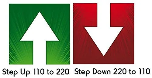 Vista 2 de Simran THG-300T Convertidor de transformador de voltaje elevador y descendente para 110 V y 220240 V 300 W