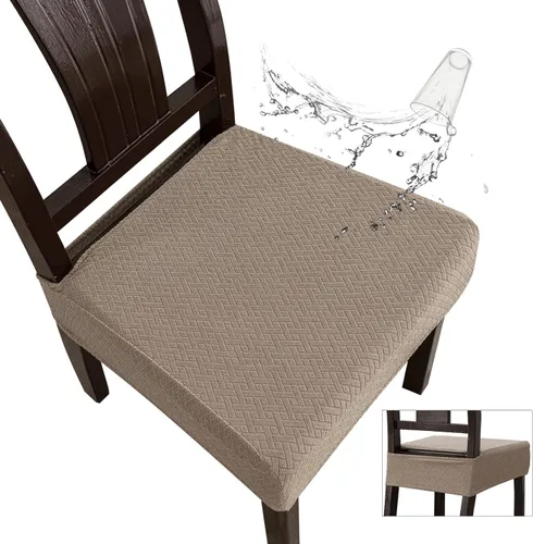 Vista 18 de Genina Fundas de asiento impermeables para sillas de comedor, fundas impermeables para sillas de comedor