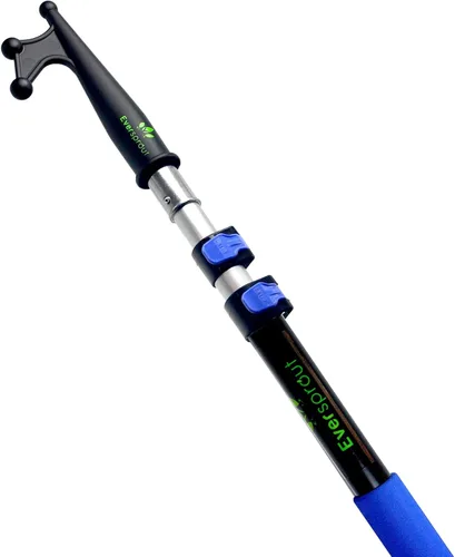 EVERSPROUT Telescoping Boat Hook | Floats, Scratch-Resistant, Sturdy Design | Durable & Lightweight, 3-Stage Anodized Aluminum Pole | Threaded End
