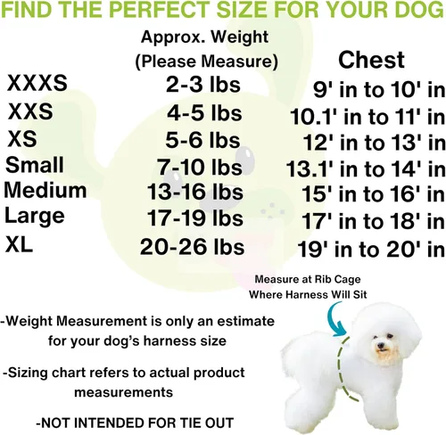 Vista 6 de EcoBark - Arnés ecológico reflectante de malla para cachorros y perros de razas pequeñas, pechera suave, ajustable, acolchada y fácil de poner