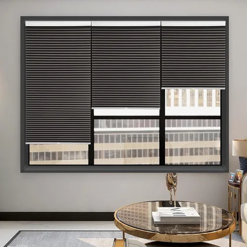 Vista 18 de Changshade Persianas celulares opacas de tamaño personalizado, sin cables, con el diámetro de panales de 1 pulgada, para oficina, sala de estar