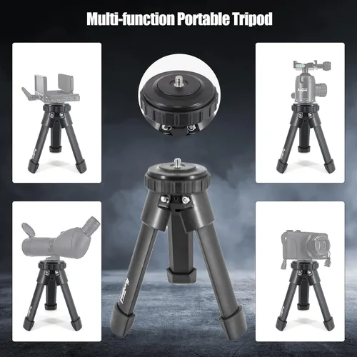 Vista 2 de HUNTPAL Shooting Rest Tripod - Adjustable Height, 360 Degree Rotation, V Yoke Stand - Portable Rifle Rest for Target Shooting, Hunting and Outdoor