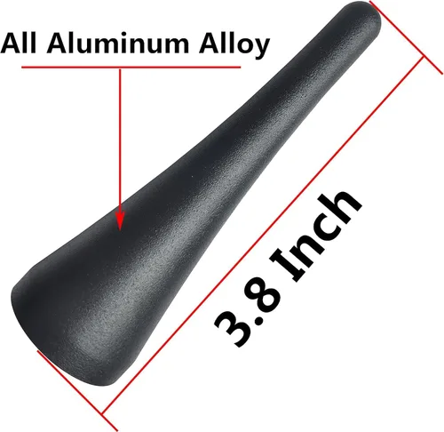 Vista 2 de Mástil de antena de aluminio de 3.8 pulgadas para Ford Mustang 2010-2014, para Ford Transit 2013-2022, para Lincoln MKZ 2013-2019, mástil de antena