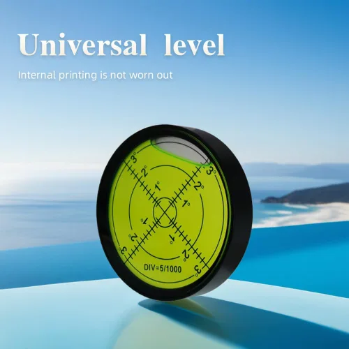 Vista 6 de Nivel horizontal de la burbuja de la alta precisión Cardan nivel horizontal bola bola bola nivelador 60MMAccuracy 15'/2